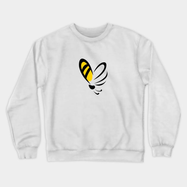 Yellow Bee Crewneck Sweatshirt by Rishirt